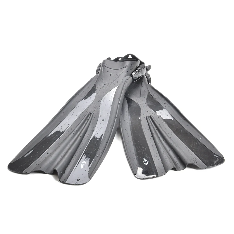 Soft scuba adjustable diving fins for adult