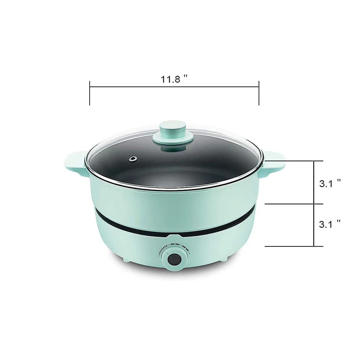 Factory Supply 5L 1800W Electric Non-stick Seperate