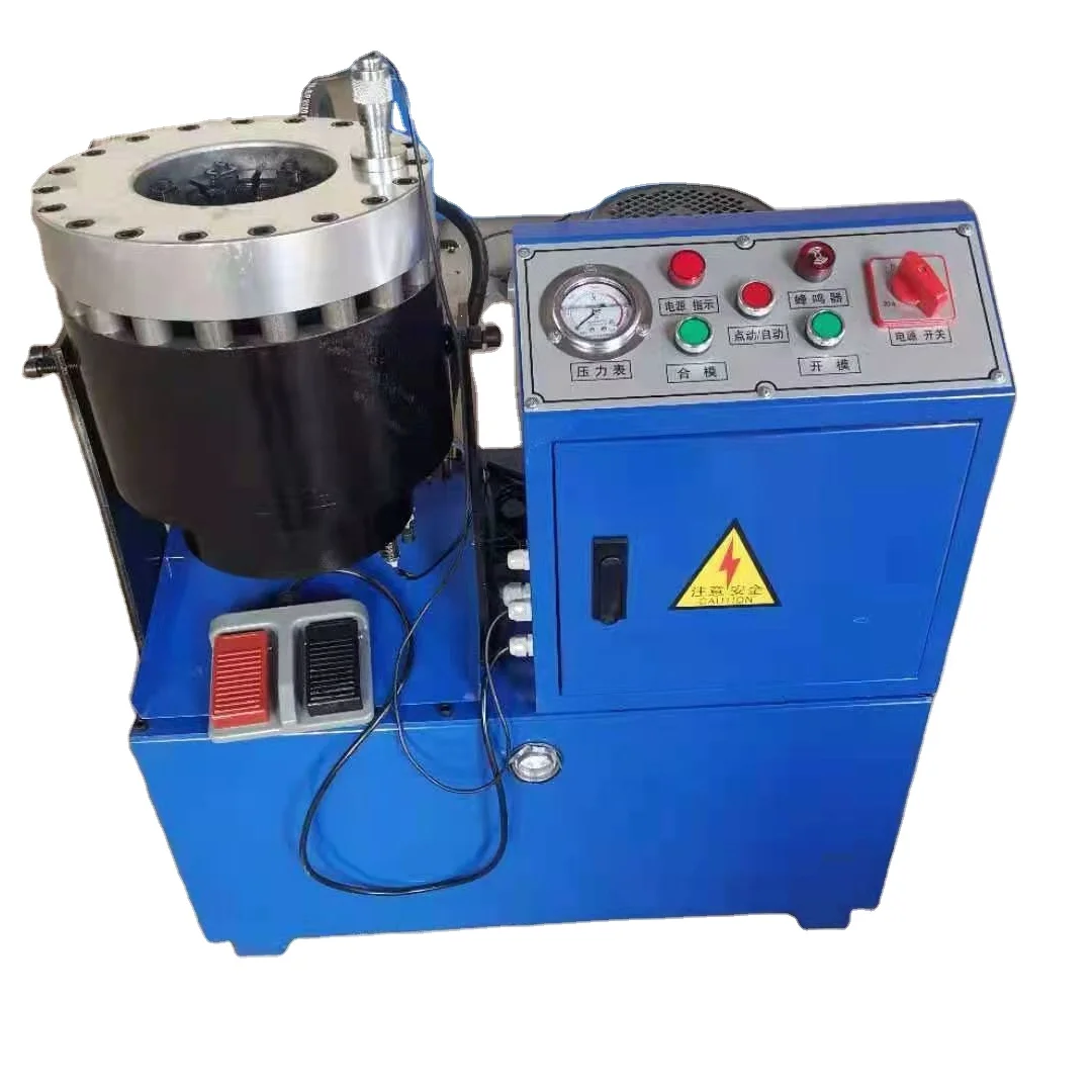 Multi die stainless steel tapered tube shrinking machine Small automatic tube cone forming tool