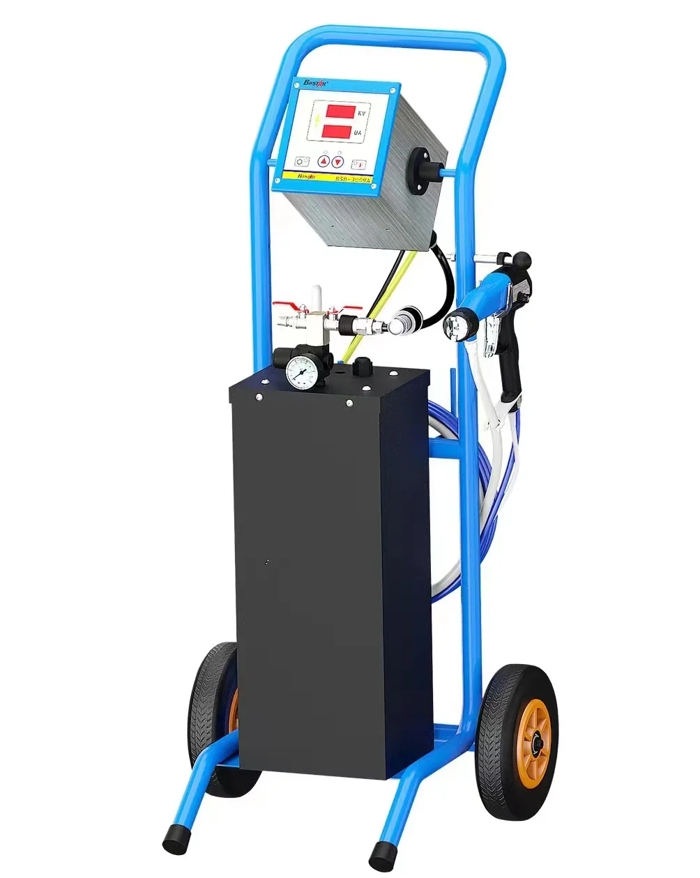 Manufacturing Sale Professional Metal Electrostatic Liquid Painting Equipment Powder Coating Machine With Spray Gun