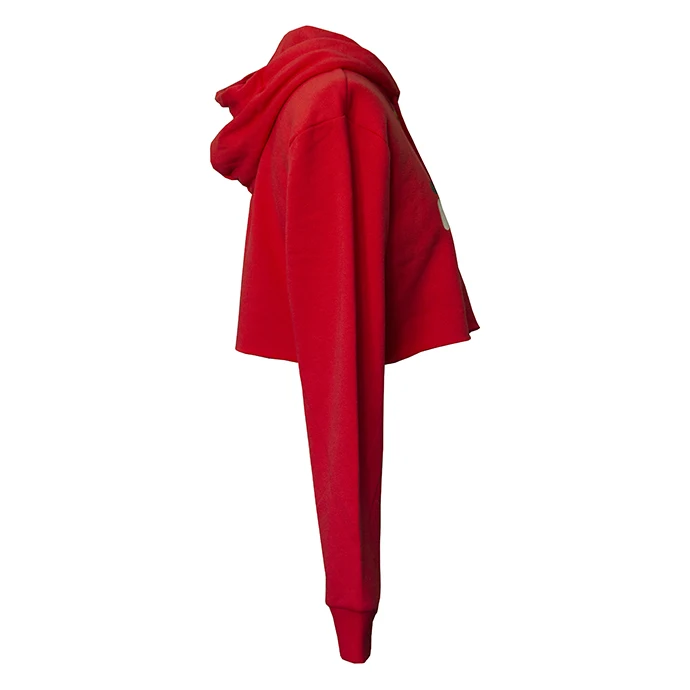 Streetwear Custom Ladies Casual Basic Long Sleeve Plain Super Comfortable Pullover Cropped Oversized Hoodies Sweatshirts