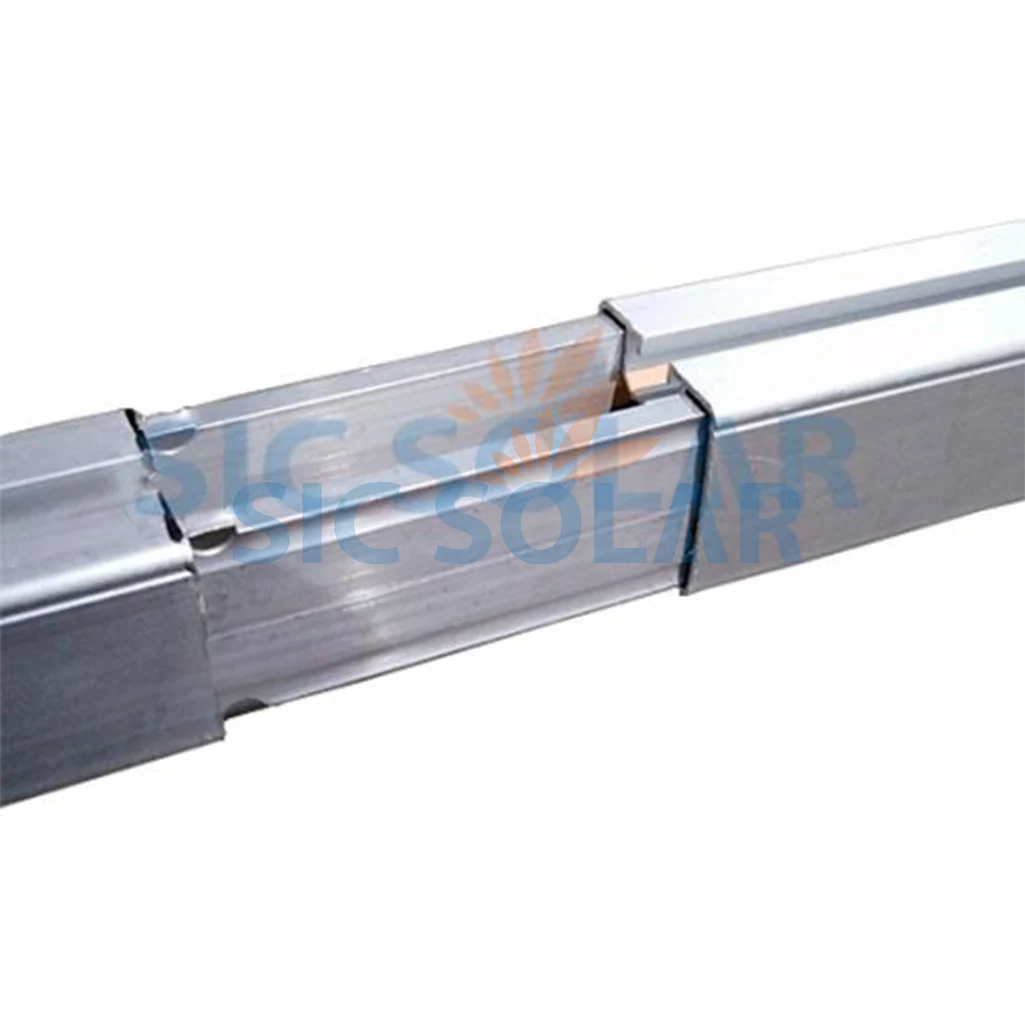 Solar Mounting Accessories Solar Roof Rail Solar Panel Rail Splicesolar panel connector