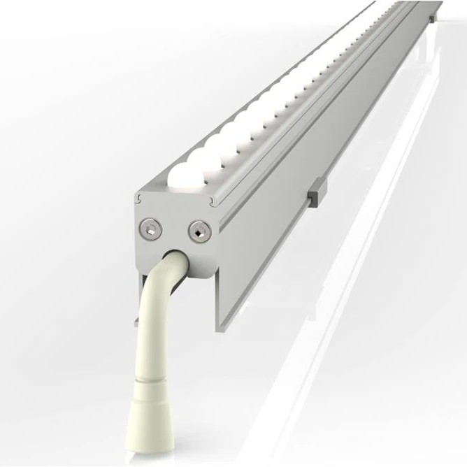 hot sale Glass-free cover LED Linear  Facade Architecture For City Building  Exterior RGBW mini led tube line light 12W