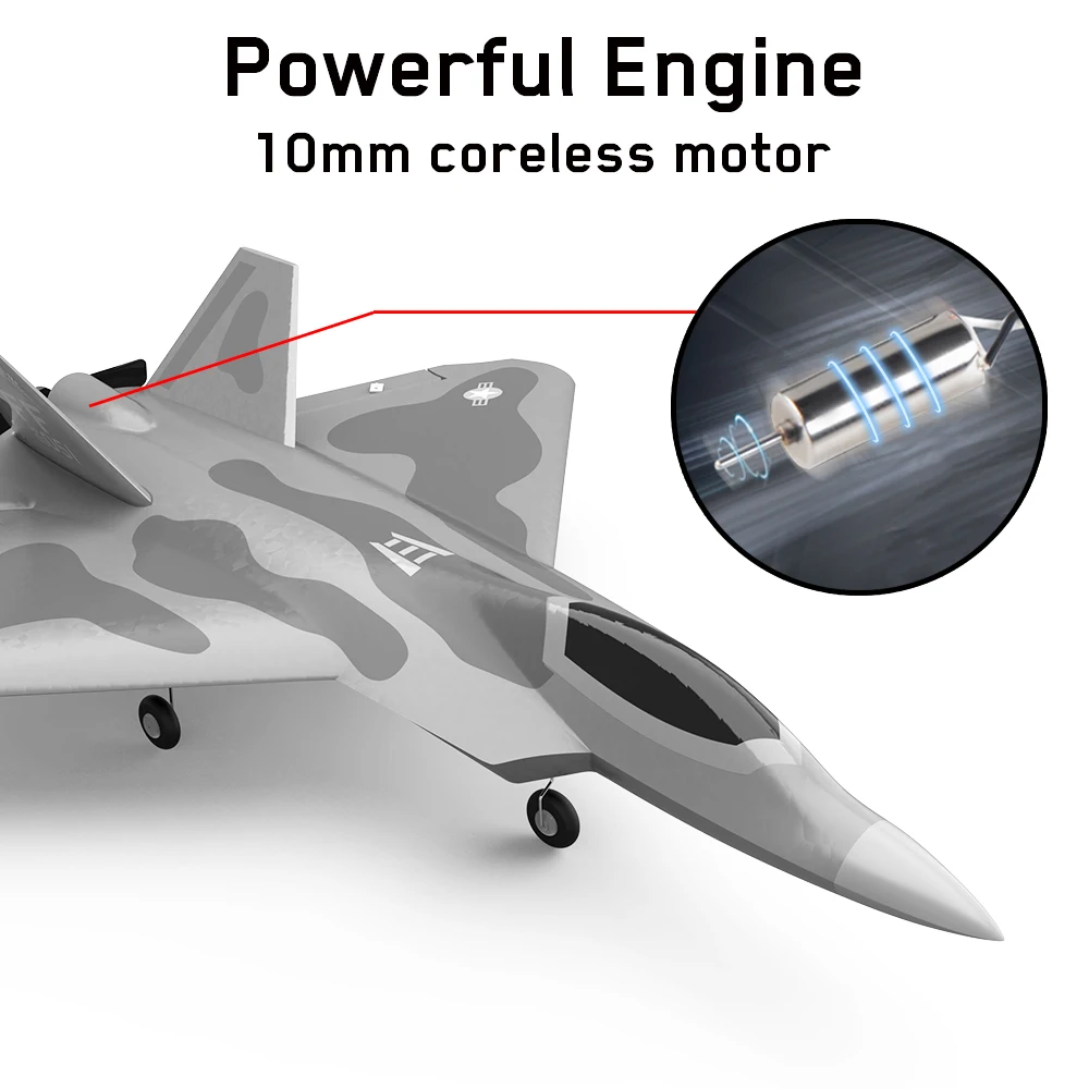 RC Park Flyer F22 Easy to Fly Beginner Radio Control Plane with Gyro Stabilizer