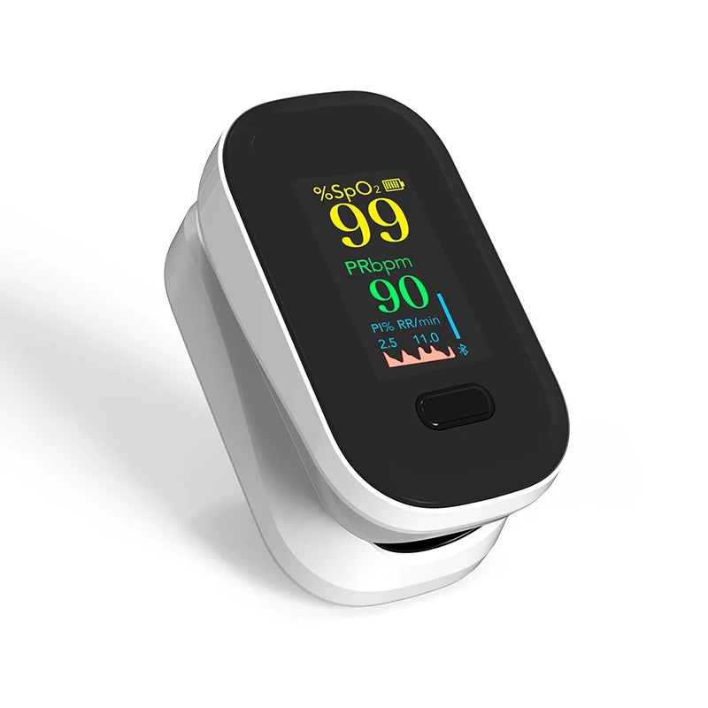 Пульсоксиметр на кончик пальца Yonker, беспроводной прибор для измерения пульса, PI RR spo2, bluetooth, 4g