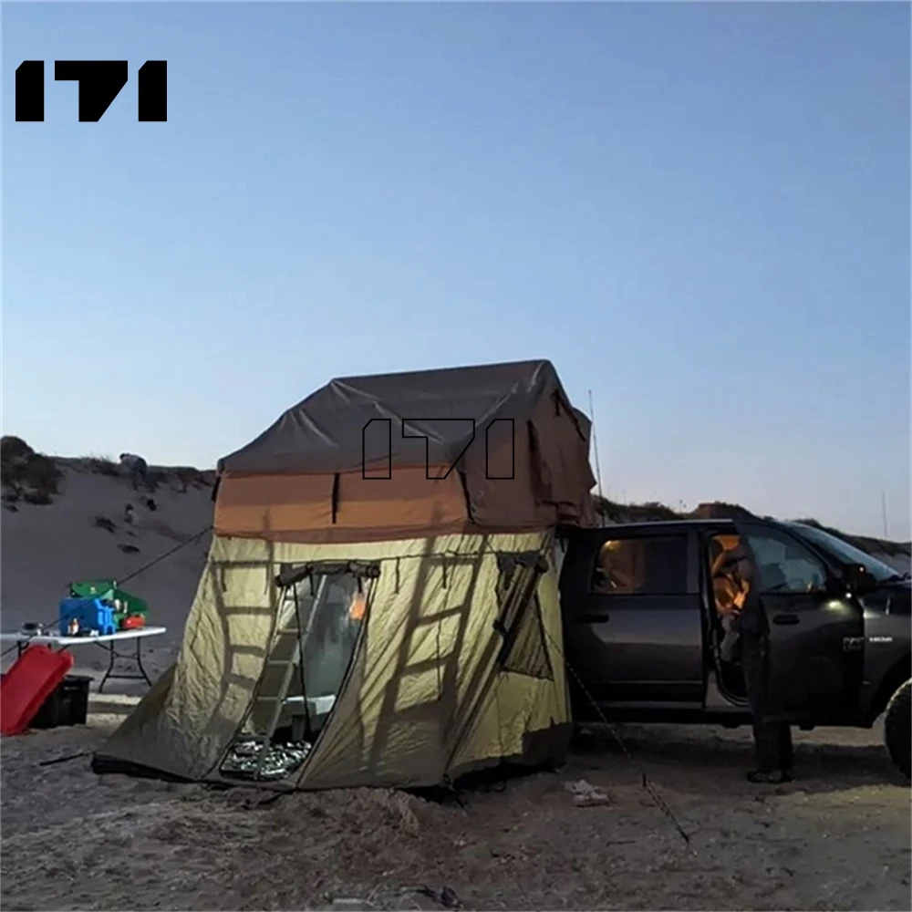 Распродажа складная палатка на крышу 4wd автомобиля тент 4x4 боковой комната в