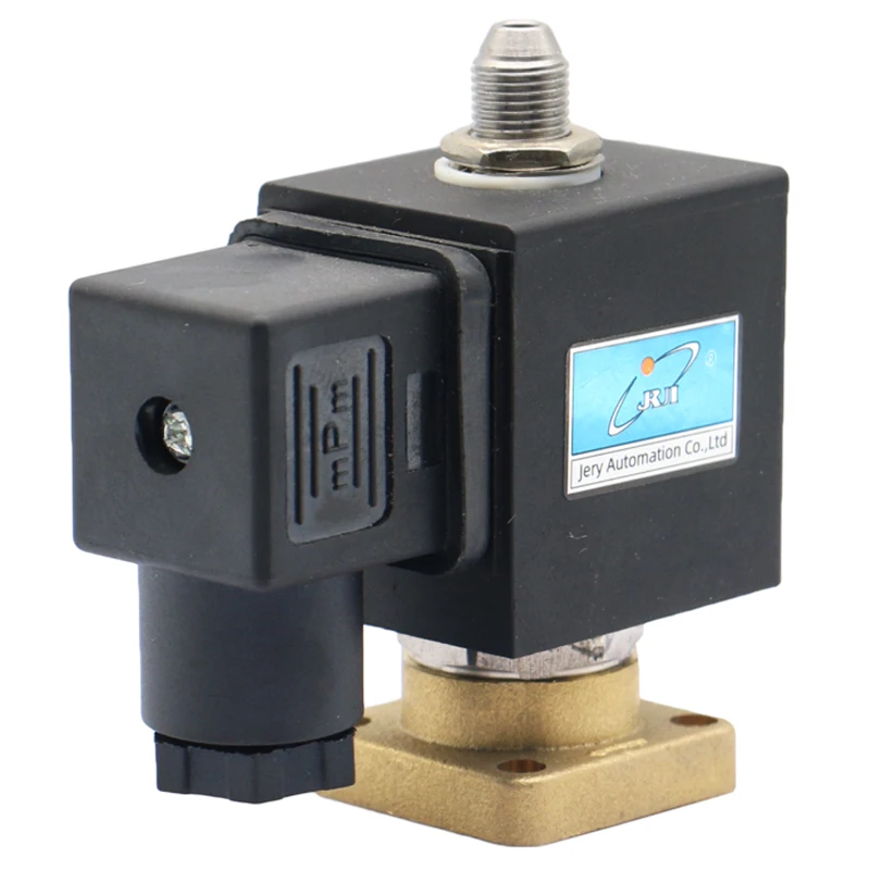 Factory Price 3/2 Way Direct Acting Mini Brass Solenoid Valve For Air Compressor
