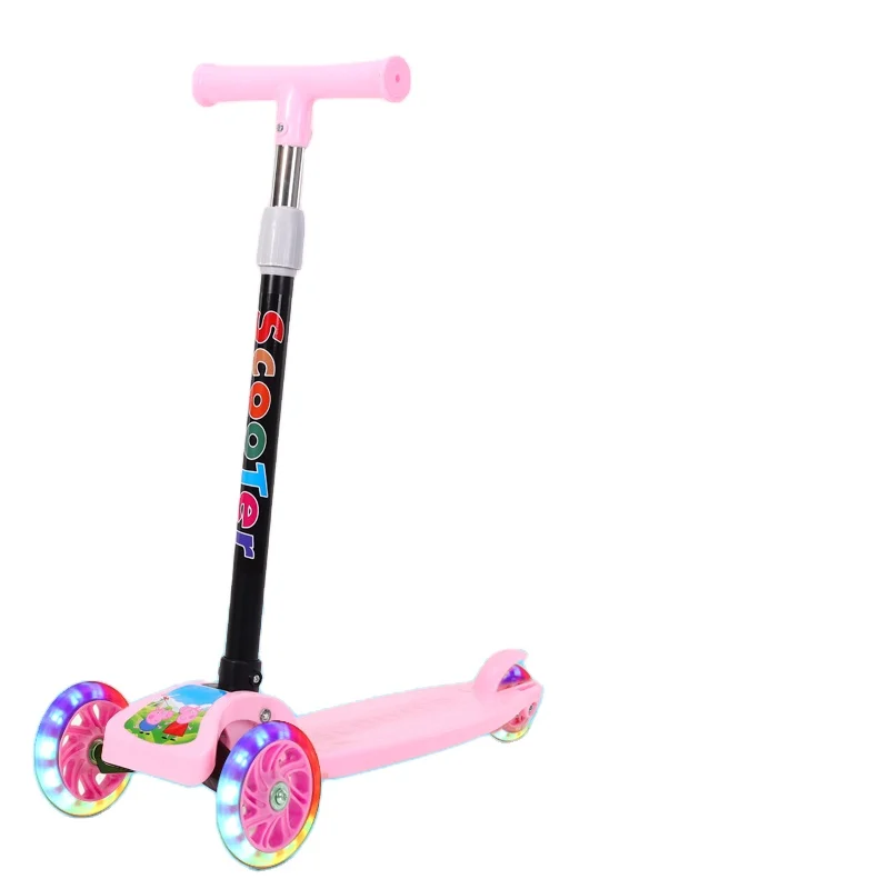 factory wholesale three wheels kick scooters for toddler kids /scooter for kids with  wheels/kids scooter 3 wheels children
