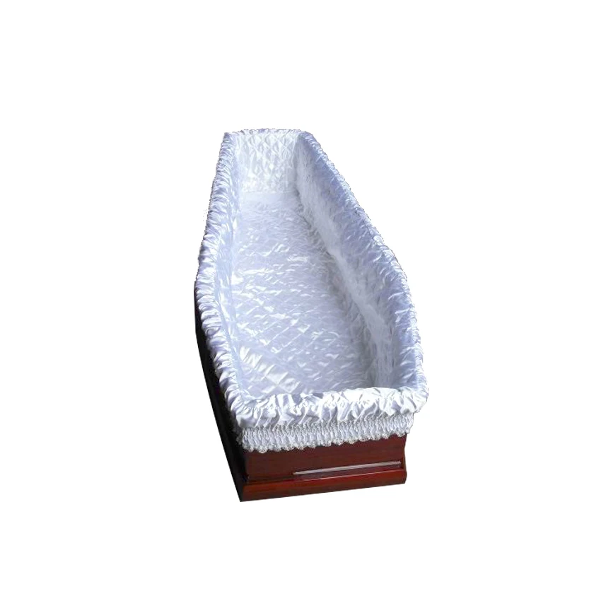 JS-NS-IT-009 coffin interior caskets satin fabric coffins interior