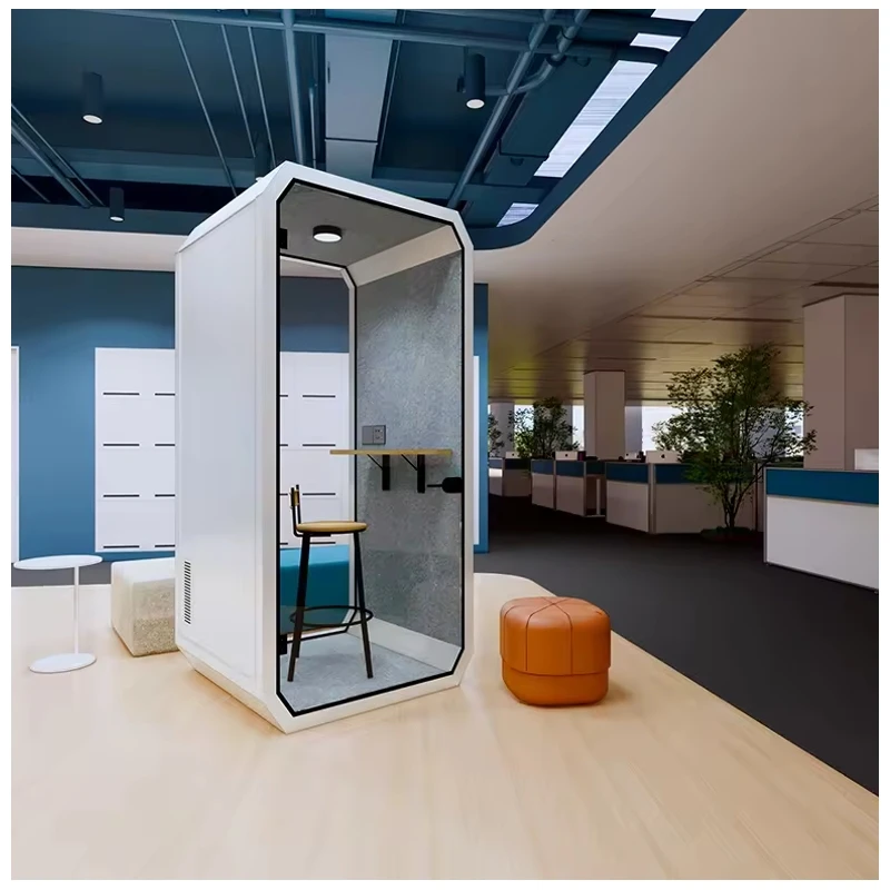 salon furniture office workstations tiny pod portable capsule house house phone booth sound insulator office pod