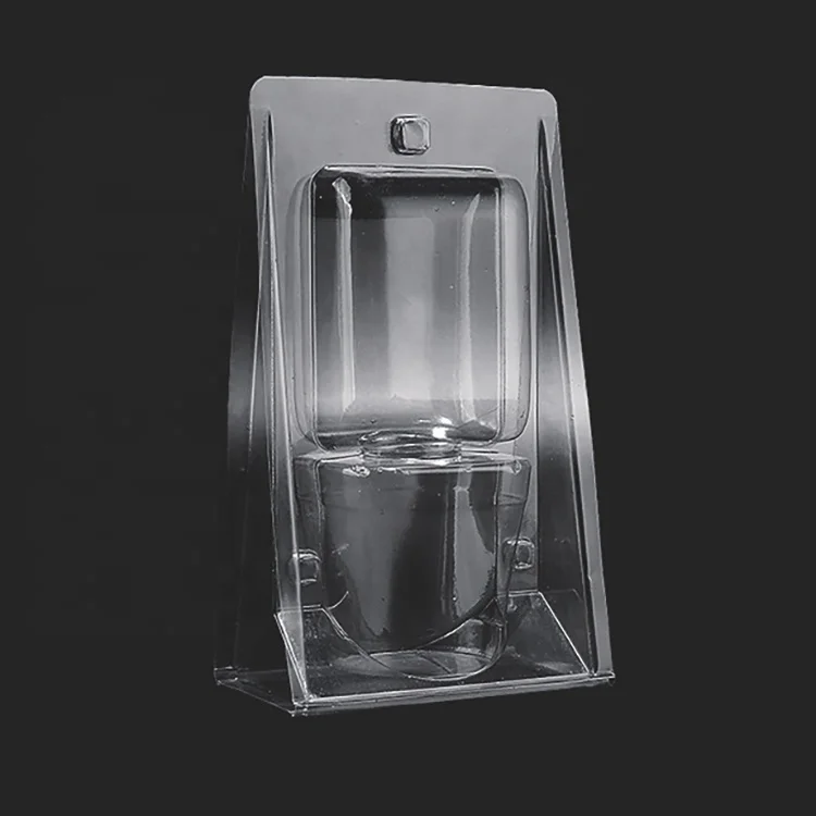 Custom Clear Plastic PET PVC Tri-fold Blister Packaging for Live Plants Flower Seedlings Flower Pots Transportation Box
