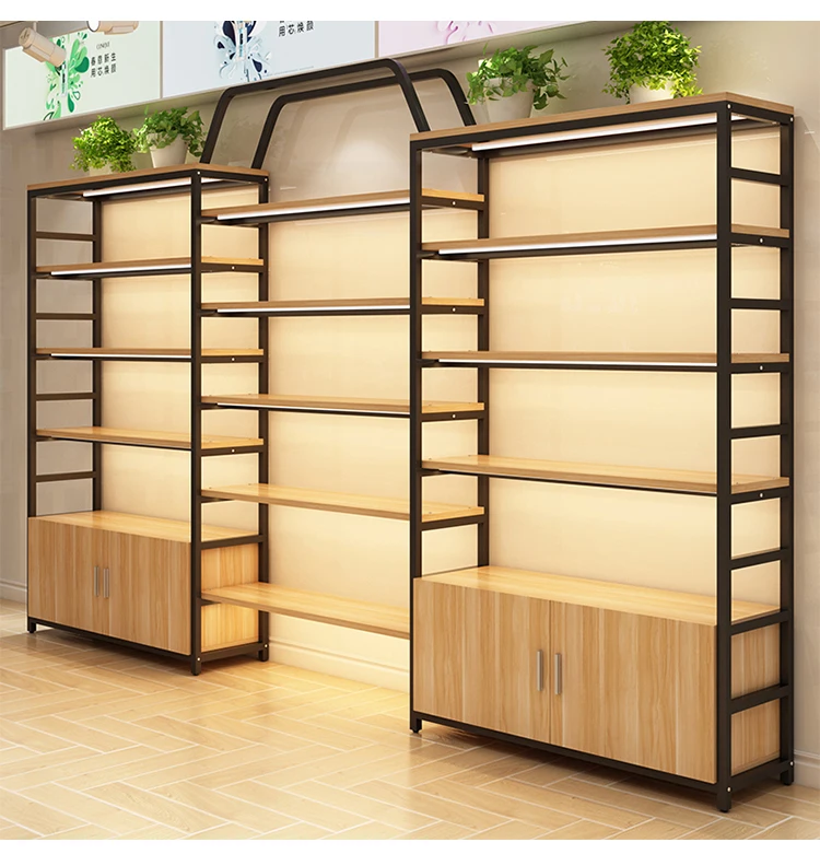 Adjustable Disassembled Mini Supermarket Gondola Shelving Retail Display Rack Shelves For Sale With Free 3D Design