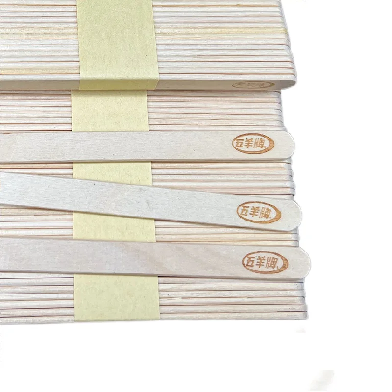 Great Standard Food Grade Craft Wooden Lolly Ice Cream Stick With Custom Logo