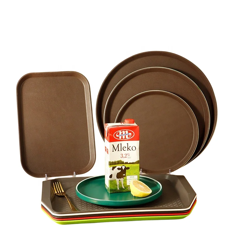 plastic pp serving tray fast food and drinks serving trays plastic food serving trays for serving