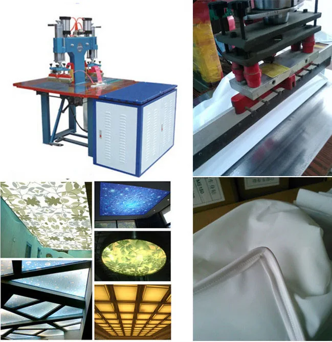 5KW Double Head HF Welder High Frequency Stretch Ceiling Welding Machine