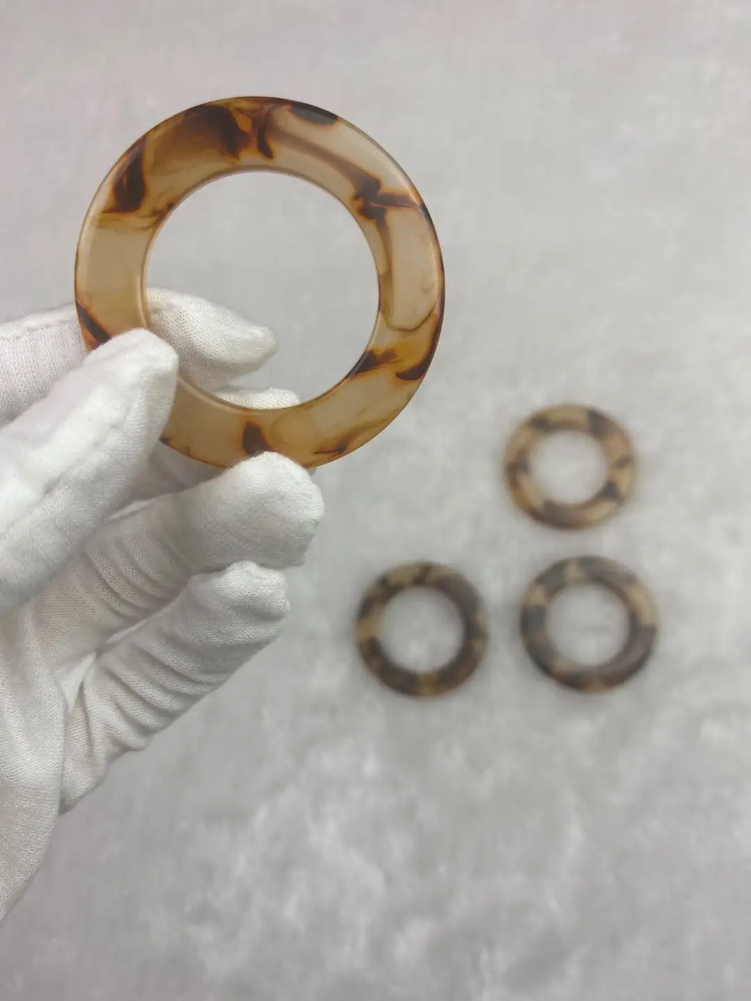 
50mm gold bikini hardware big rings good shape decoration beachwear strap buckles for swimwear 