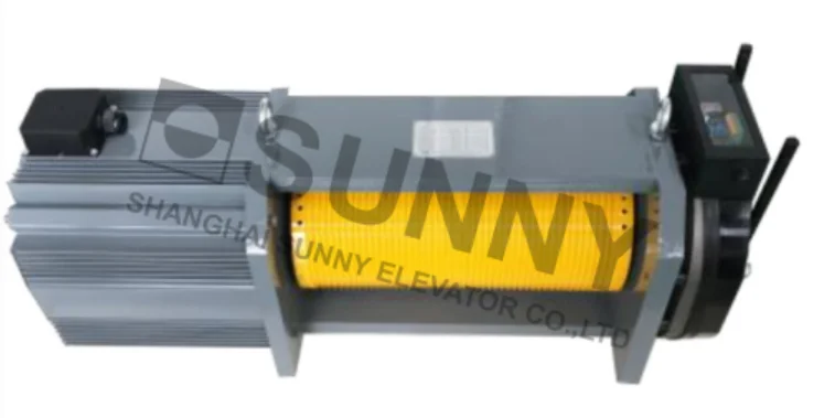 Двигатель для домашнего лифта MONA200A, лифт для виллы, безредукторный Тяговый станок для MRL лифтов