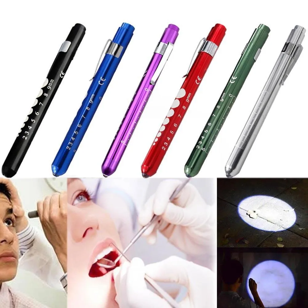 Medical Light flashlight Pen Light UV LED Penlight Doctor Nurse Medical Pen Torch for hospital lamp