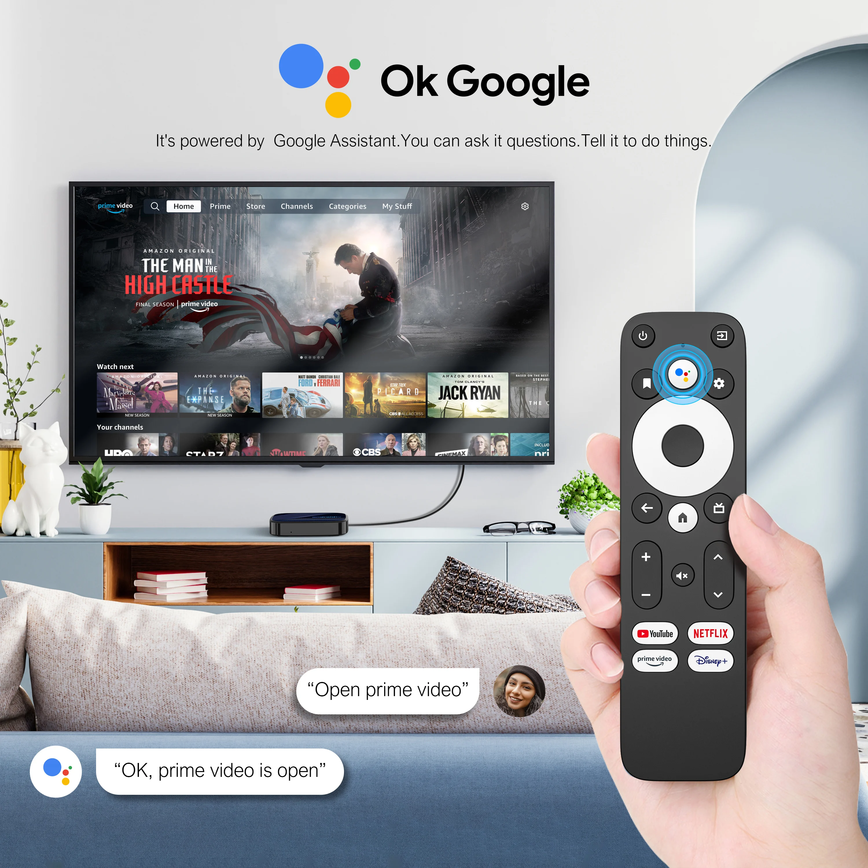 Elebao HAKO PRO Google Certificado Android  11 4K BT Voice Control S905Y4 AV1 4GB 32GB 5G WiFi Set Top Stb Smart Android TV Box