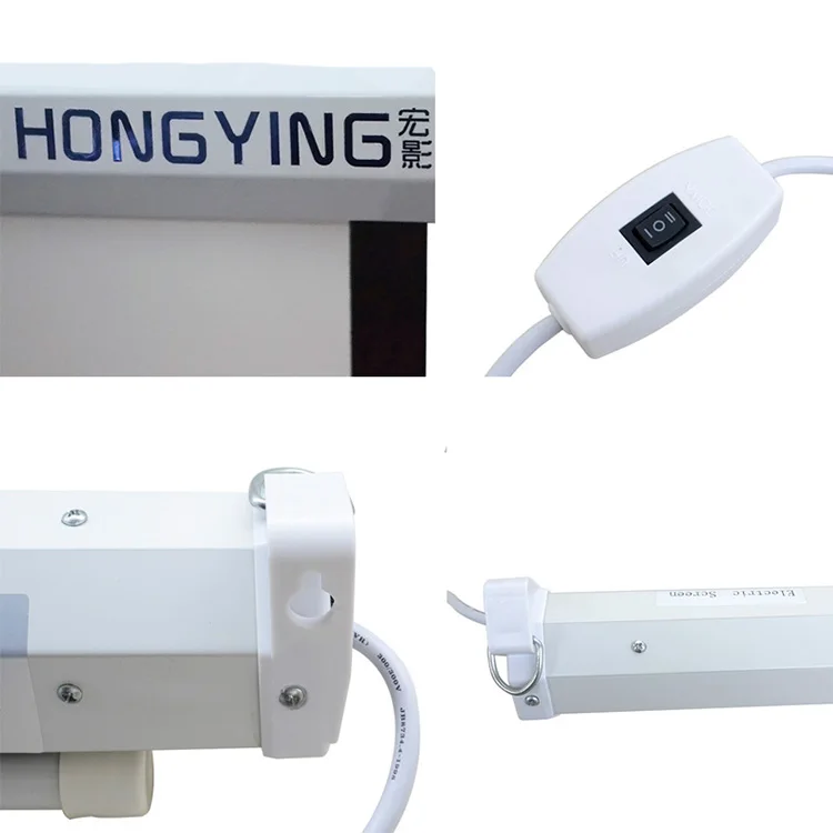 120 Inch Popular High Definition Large Outdoor Home Cinema Electric Pull Floor Projector Screen