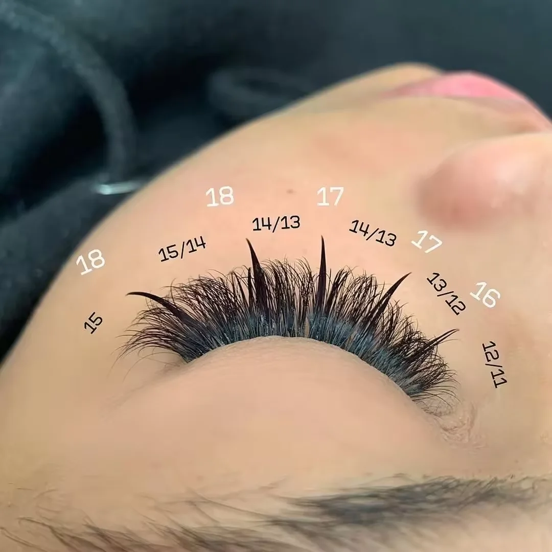 Matte Black Volume Individual Cashmere Lash Extension Lash Tray Private Label Faux Mink Lashes