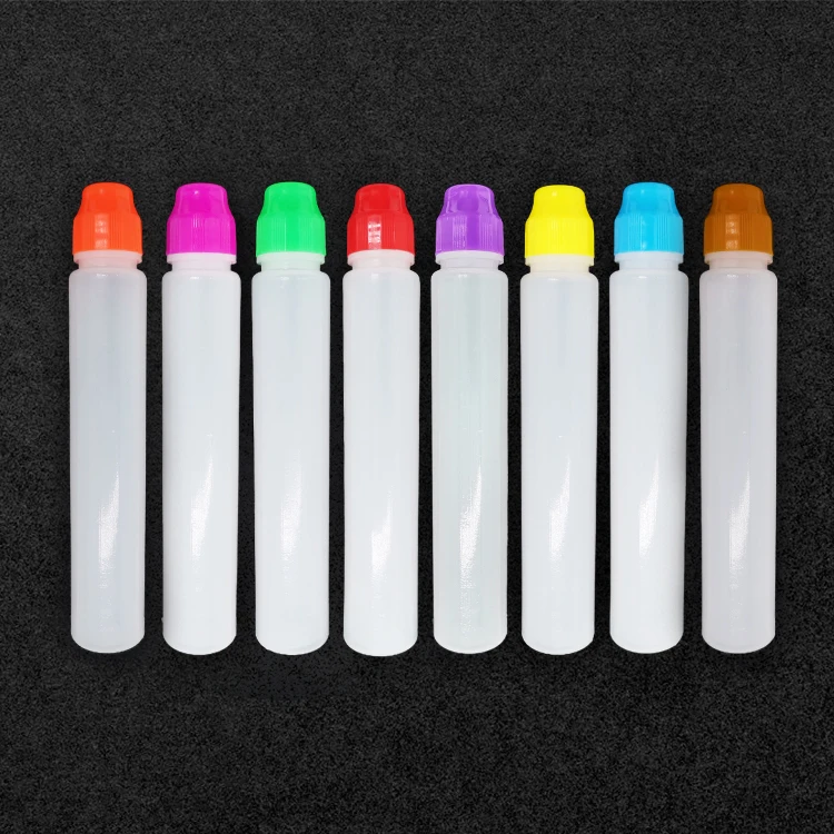 Wholesale CH2832 Doodling Empty Graffiti Marker Paint Container Painter Tools Brush Dauber Plastic Bottle with Sponge
