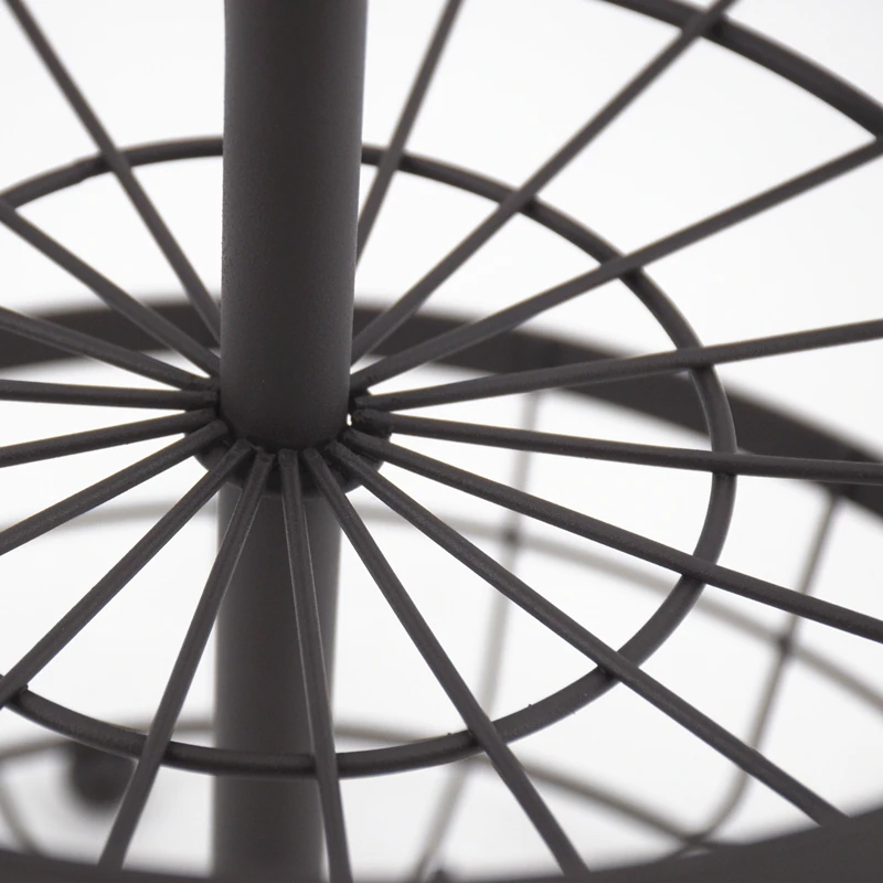 2023 New Fashion 3 Layer Standing Metal Wire Fruit Basket Storage with Holder for Home