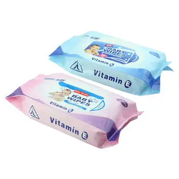 80Pcs/Bag Disposable Spunlace Adult Baby Wet Wipes Cute  Girl Travel Portable Kids Tissues Unscented Moisturizing
