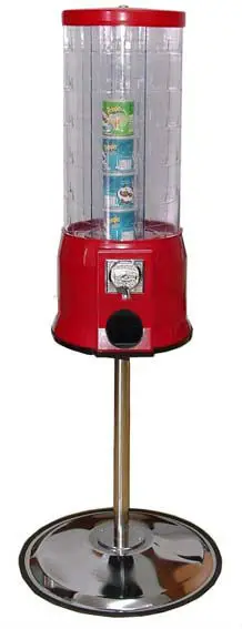 33inch Pringle Potatoo Chips Cans Vending Machine Big Capacity Unique Snack Vending Machine Coin Operated Semi-Automatice Snack