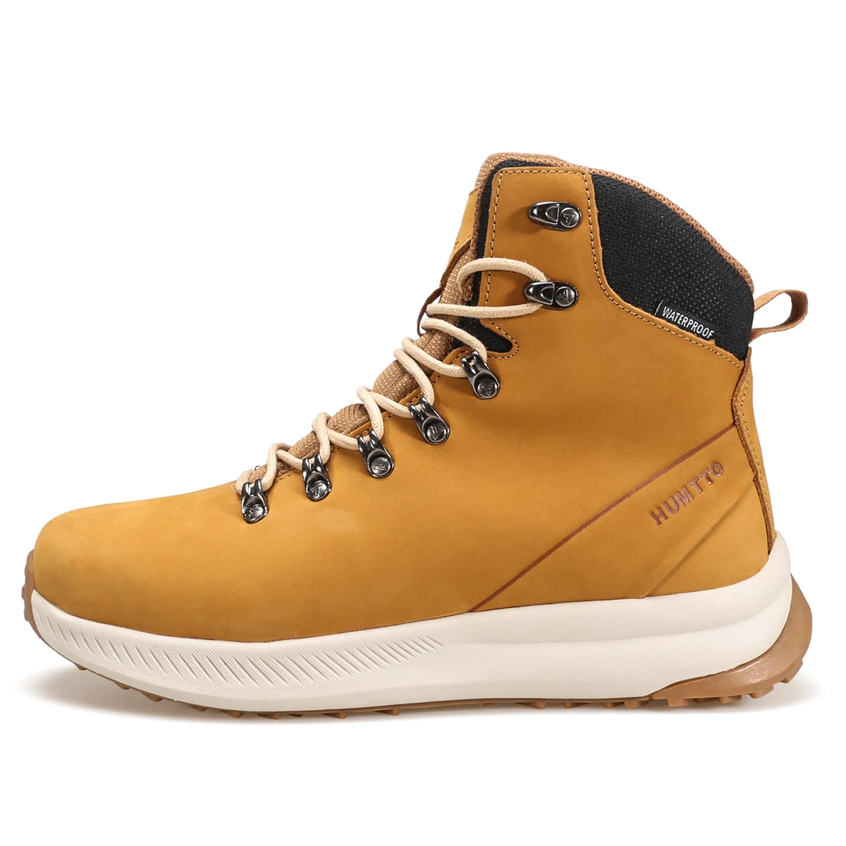 Humtto Outdoor Trekking Rock Climbing Sneaker Waterproof Boots Hiking Shoes High Quality Leather High Top Shoes