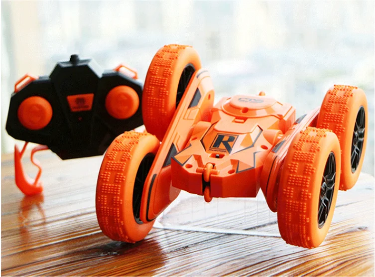 Hot Selling RC Stunt Car Double Side 360 Degree Rotation Radio Remote Control Storm Rolling Car Toy Wholesale Carro De Controle