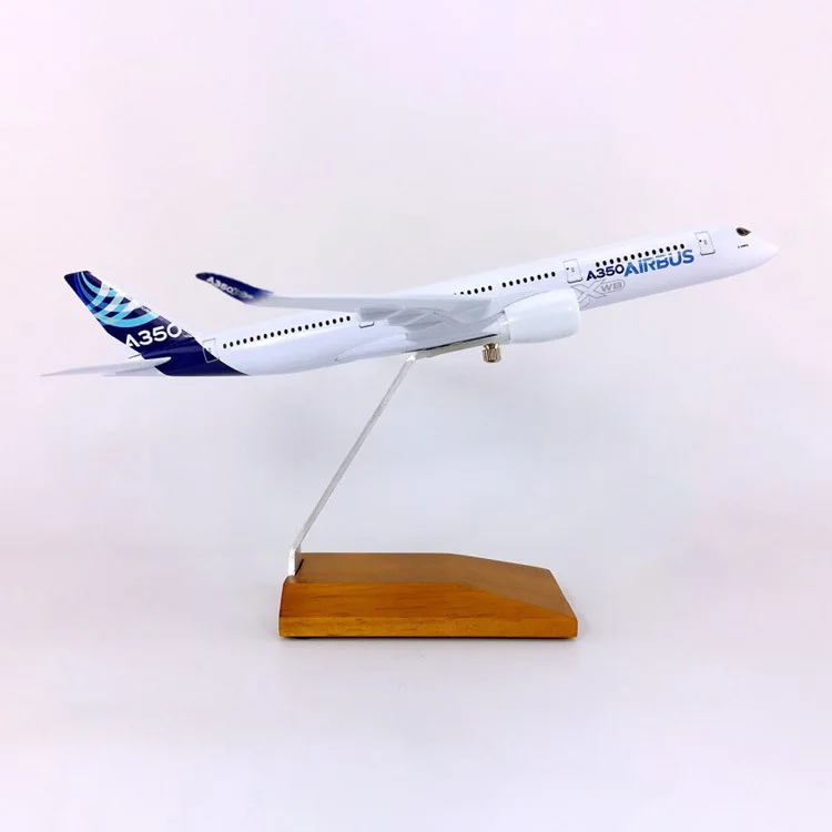 1:200 Scale 30cm Airplane Model Aircraft Airbus A350XWB House Color Original Plane Model with Stand
