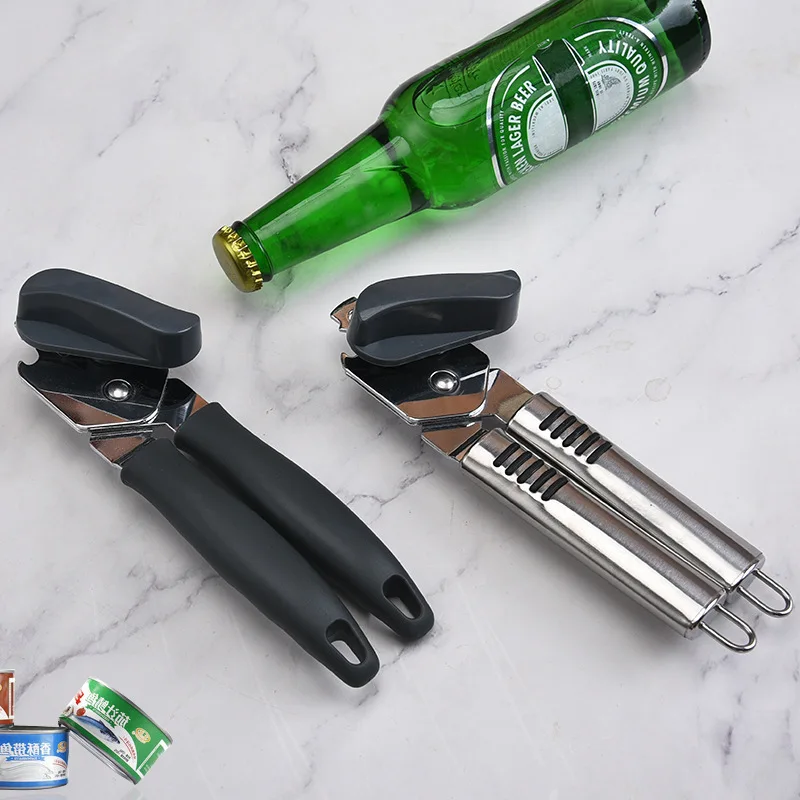 Wholesale Stainless Steel Soda Can Openers Heavy Duty Manual Opener Classic Multifunction Can Opener