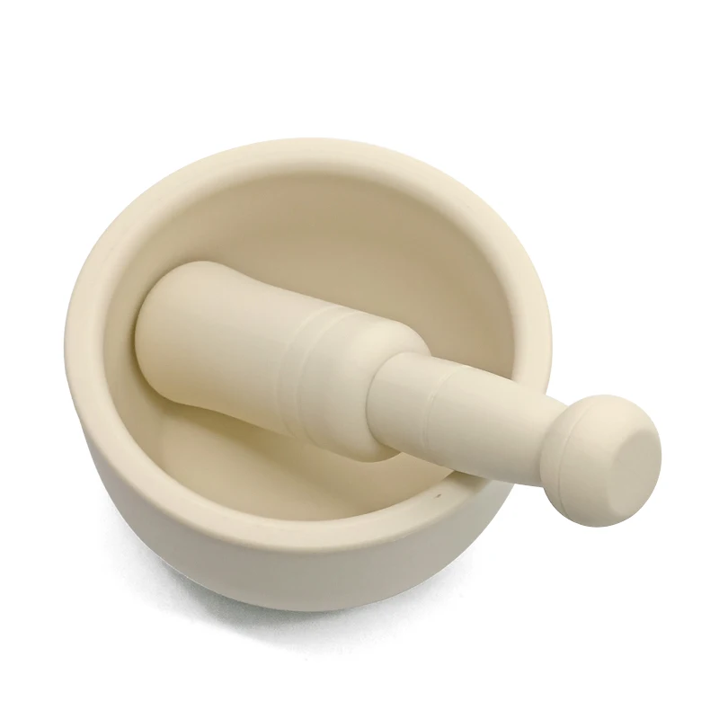 Plastic PP home kitchen use manual tamping Grinding Bowl pestle and mortar