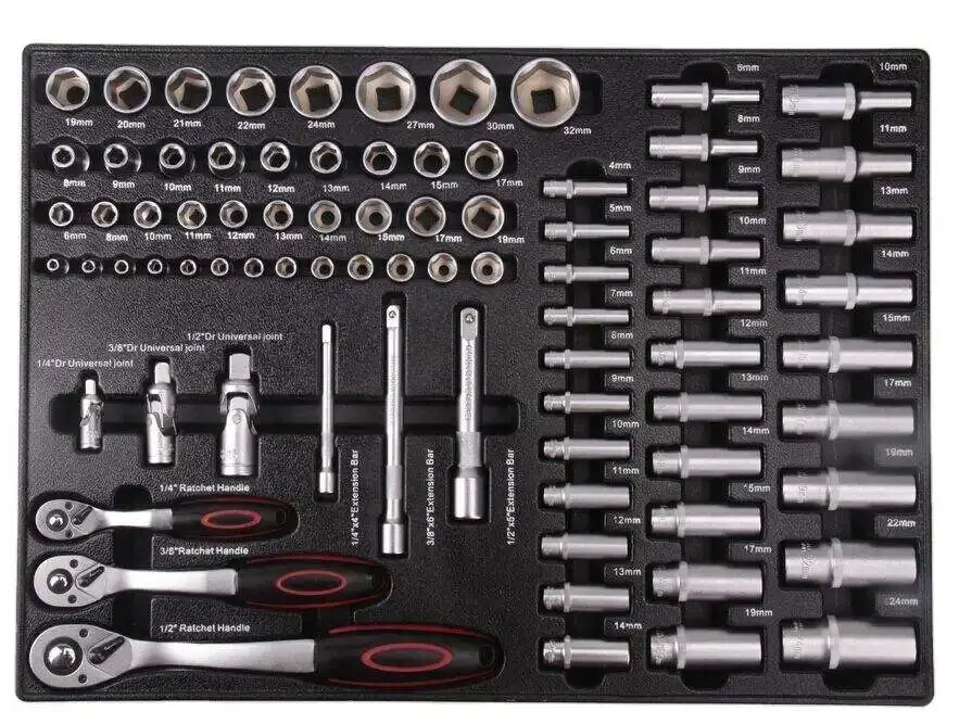 CANPRO  New herramientas gereedschap set 236 pcs automotive tools set,rolling tool cabinet box Metal Tandem Box