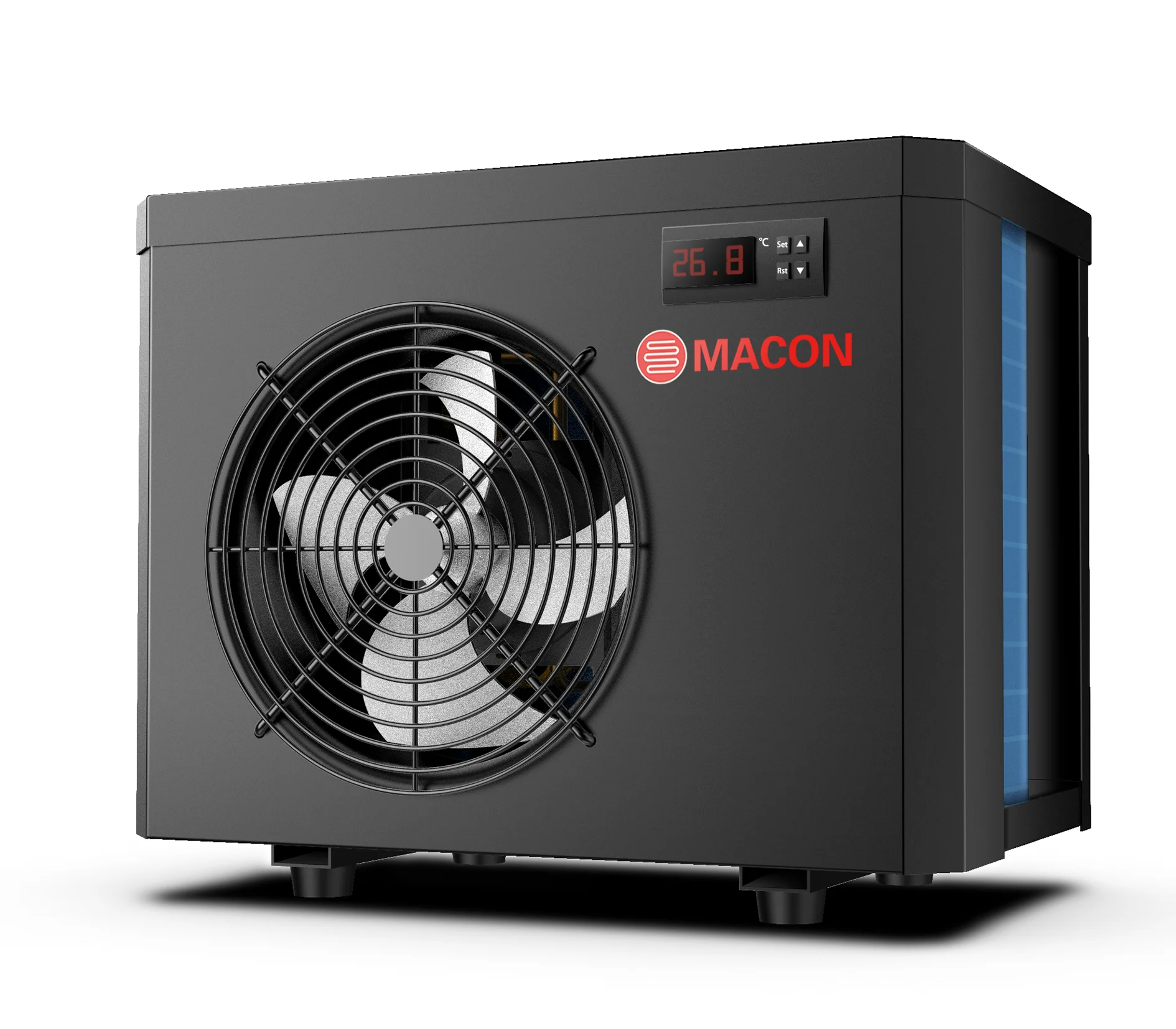 Macon air source swimming pool heat pump pool water heater for residential private small pool water heating
