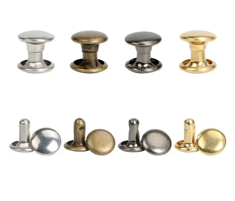 Оптовая продажа Лидер продаж декоративный кожаный ремень ремесленные заклепки для одежды шпильки из нержавеющей стали с двойной