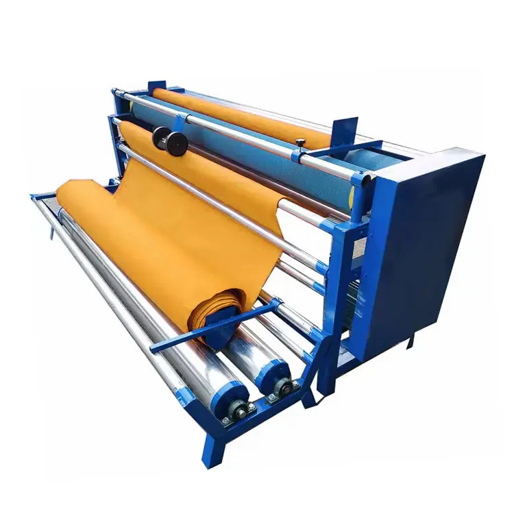 Paper Table Cloth Rolling Fabric Roll Inspecting Packing Machine