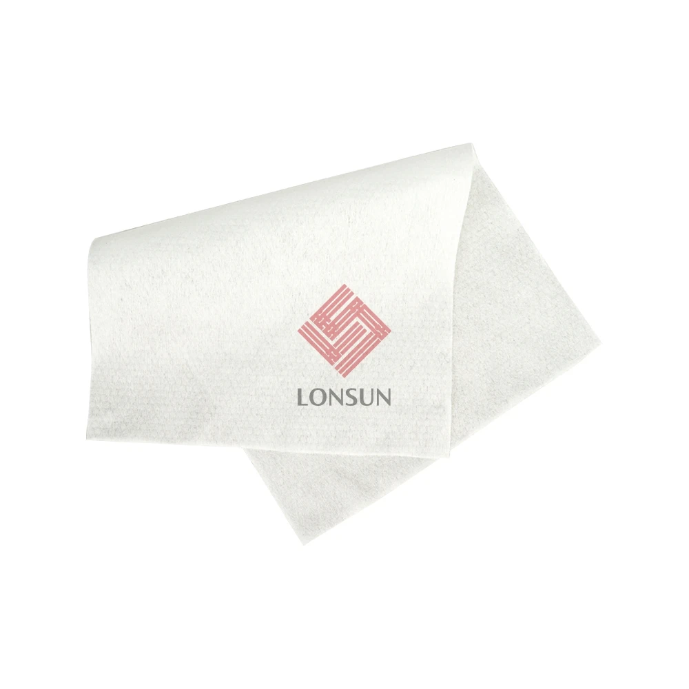 30% Viscose Plain Spunlace Nonwoven Fabric Wet wipes Tissue Raw Material 3D Embossed Cross Spunlace Polyester Fiber Fabric
