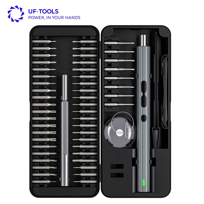 Portable Electric Screwdriver Set Household 58 1 Digital Display Adjustable Cordless Precision Rechargeable Li-Ion DIY ODM