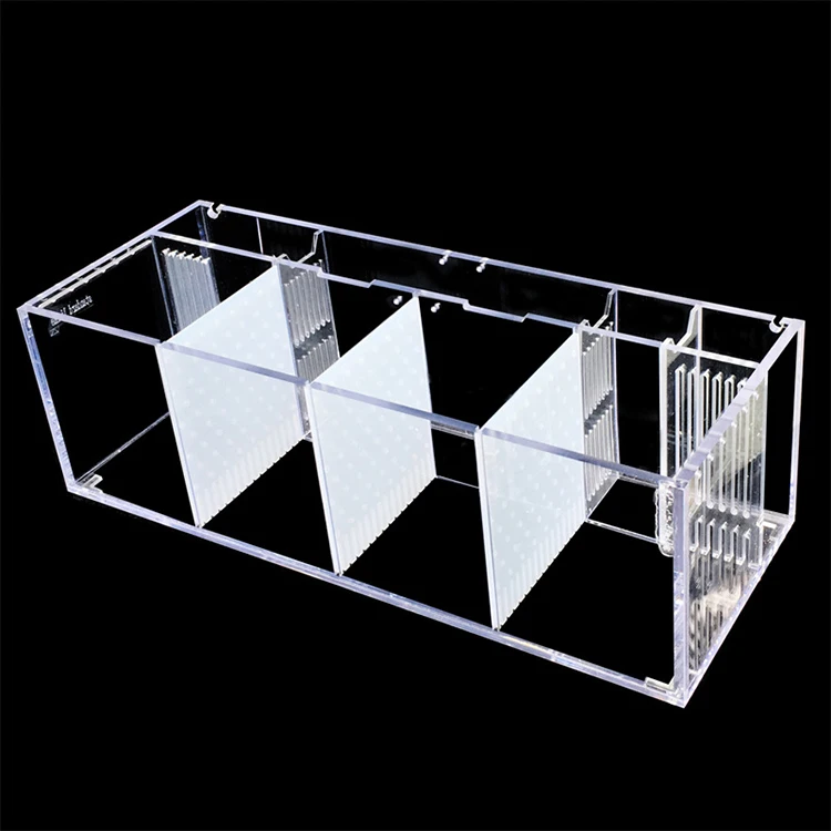 Relaxlines open aquarium rectangular four grid acrylic aquarium landscape small desktop fish tank