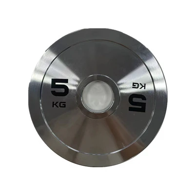 Chrome Powerlifting Steel Plate Gym Equipment Weight Plate Chromed Deadlifting Plate Chromed