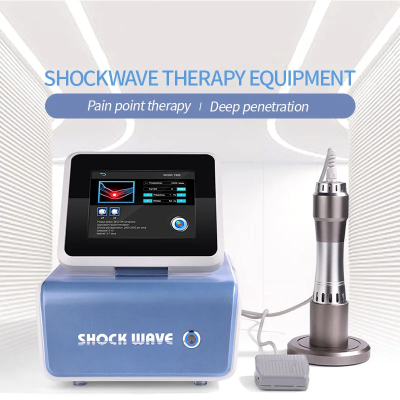 Extracorporal shock wave therapy medical equipment/leg knee pain relief machine/shock wave therapy equipment machine