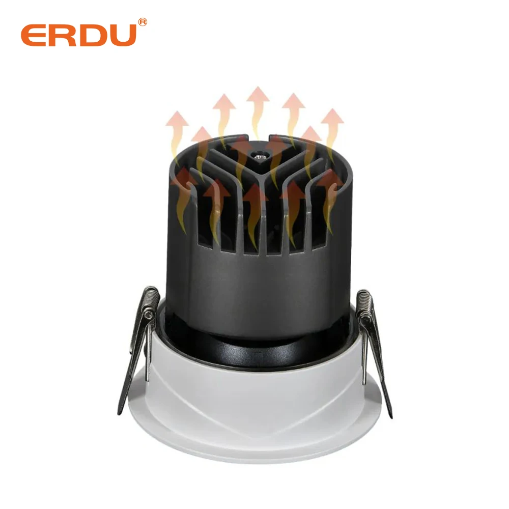 ERDU Led Spotlight 15 Watt Rgb Led Spotlight Wifi Tuya Control  Led Downlight Smart Home Light