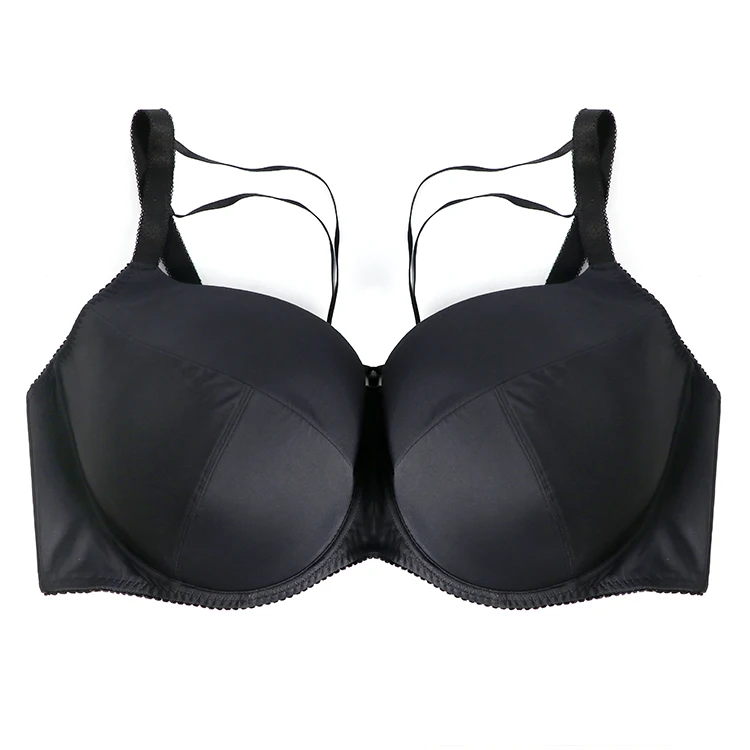 
Fashionable Female Underwear Large Breasts Plus Size Fat Women Cotton Breathable Casual Large Cup Bra 