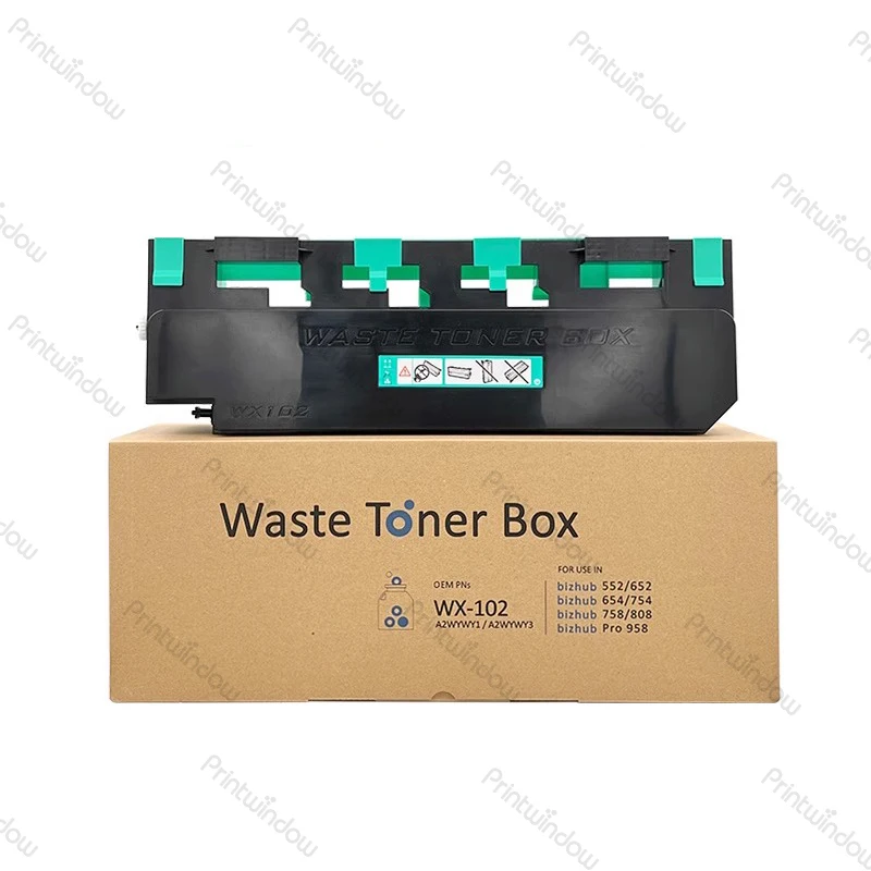 Printwindow WX-102 Compatible Waste Toner Container for Konica Minolta Bizhub C452 C552 C652 C654 C754 C659 Waste Toner Box