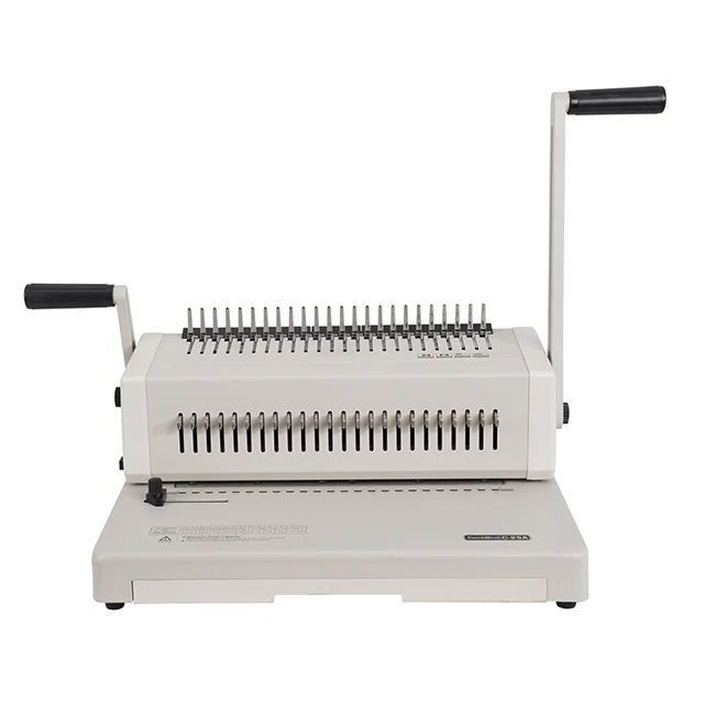 C25A Manual Desktop A4 comb binding machine 450 Sheets Perfect Hand 25 Sheets Punching Book Binding Machine for office home use