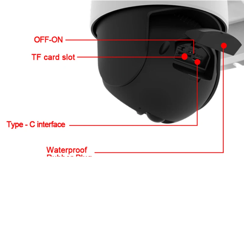 Outdoor PTZ Rotate Security Surveillance Camera PIR And Human Detection HD GSM SIM Card LTE Waterproof IP Camera Solar Wireless