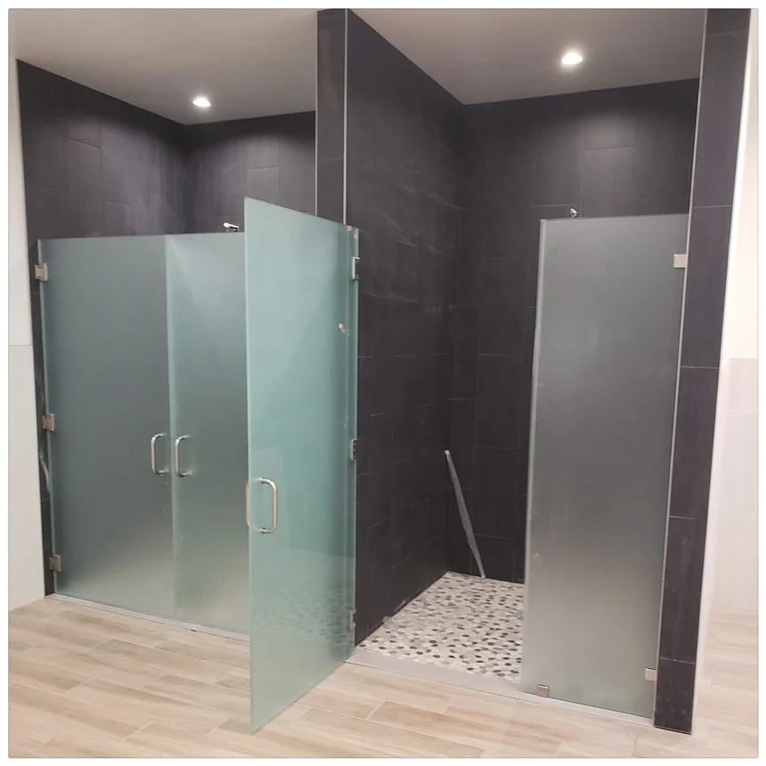 Australian Standard 8mm 10mm 12mm Clear Tempered Glass For Shower Screen