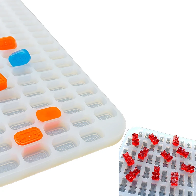 custom silicone candle soap resin molds silicone lollipop ice cube fondant chocolate candy gummy bear mold